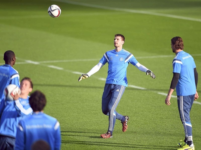 Abschlusstraining der Nationalmannschaft in Essen.