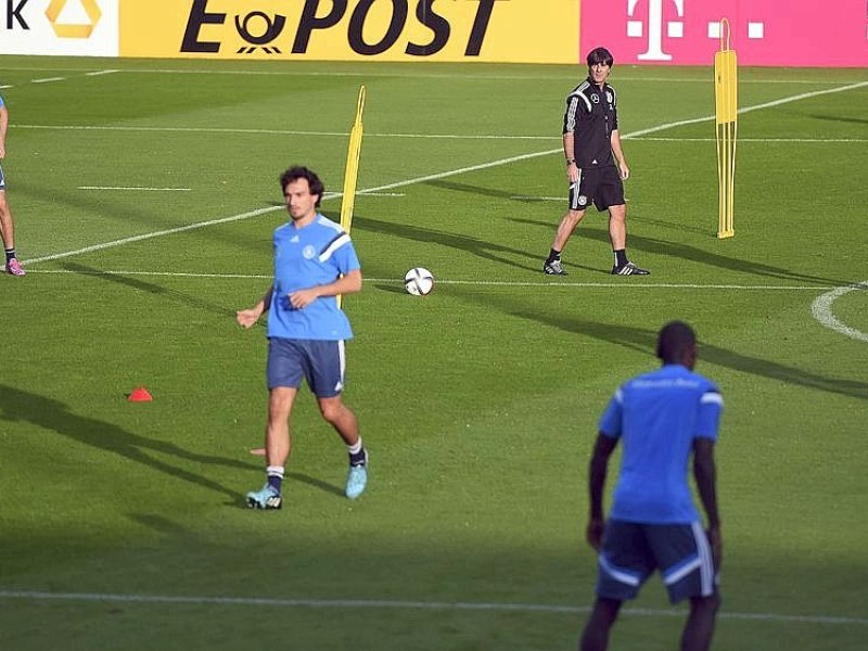 Abschlusstraining der Nationalmannschaft in Essen.