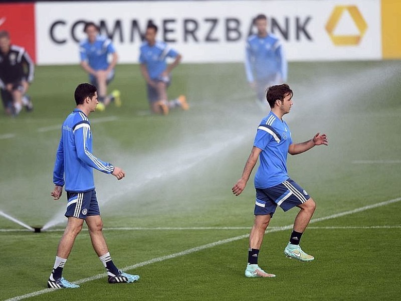 Abschlusstraining der Nationalmannschaft in Essen.