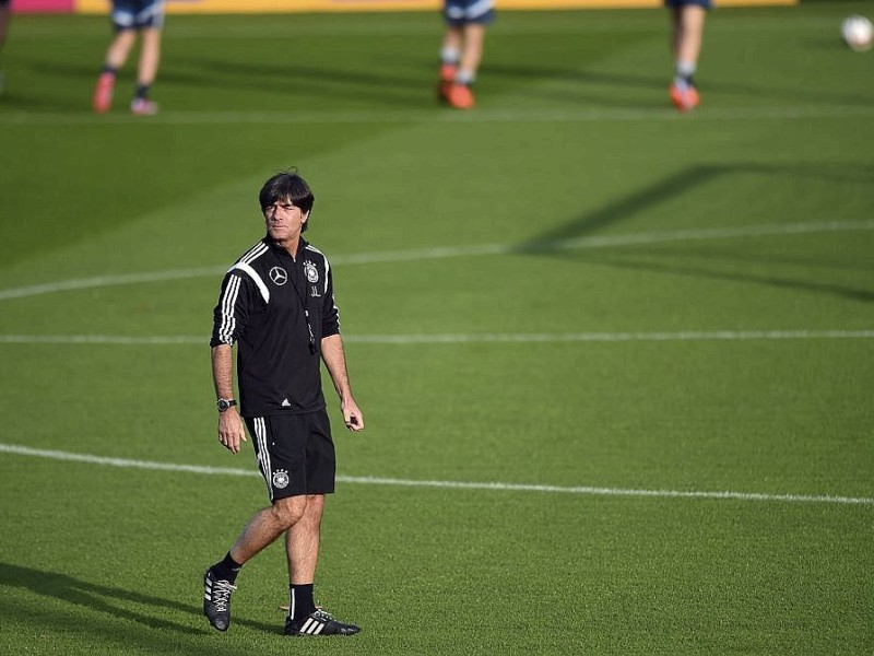 Abschlusstraining der Nationalmannschaft in Essen.