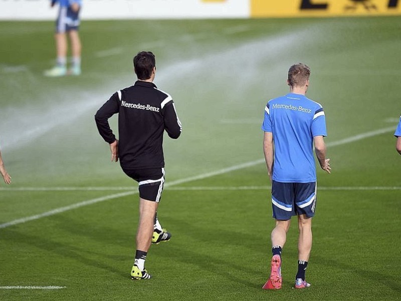 Abschlusstraining der Nationalmannschaft in Essen.