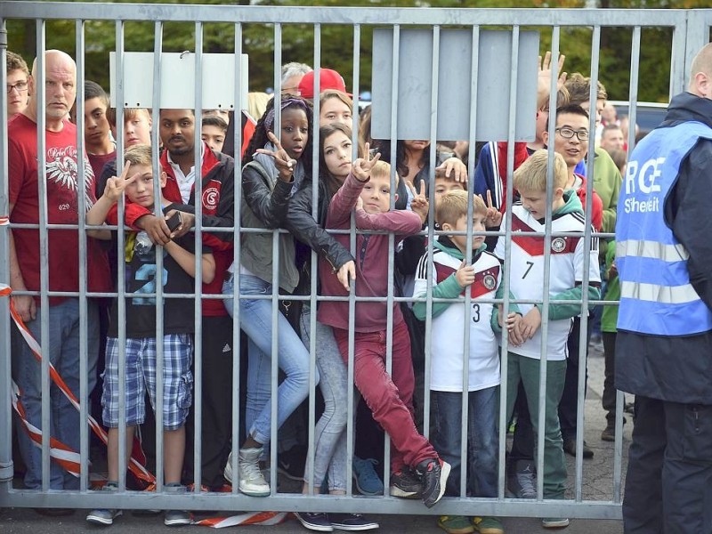 Abschlusstraining der Nationalmannschaft in Essen.