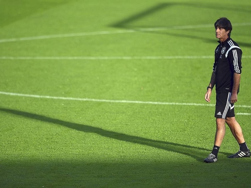 Abschlusstraining der Nationalmannschaft in Essen.