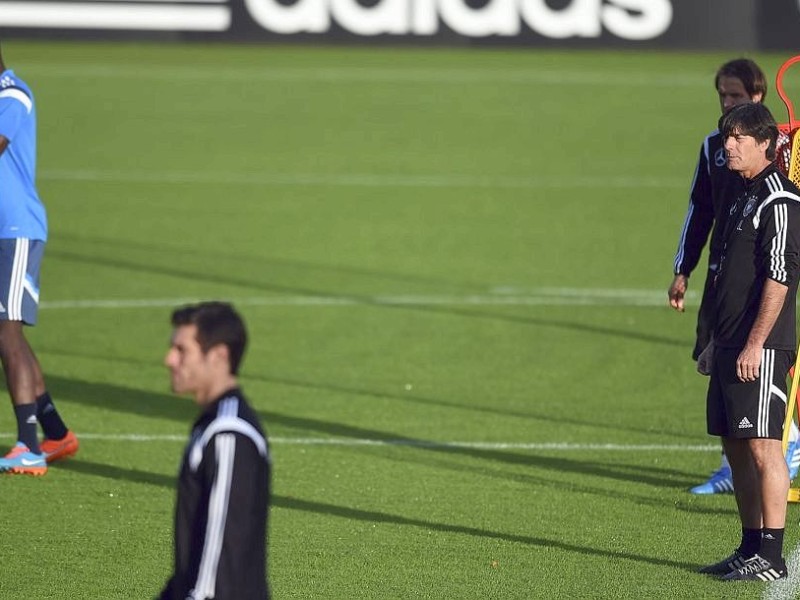 Abschlusstraining der Nationalmannschaft in Essen.