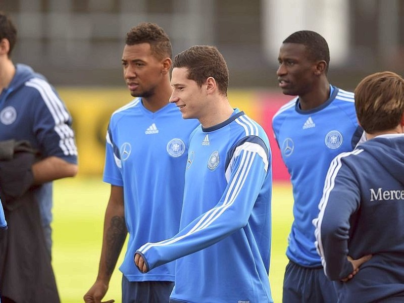 Abschlusstraining der Nationalmannschaft in Essen.