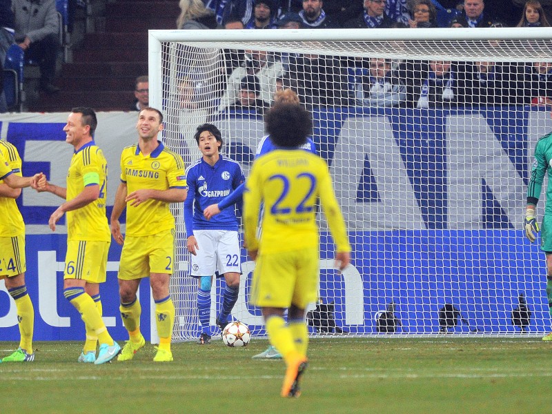 Schalke verliert 0:5 gegen Chelsea.