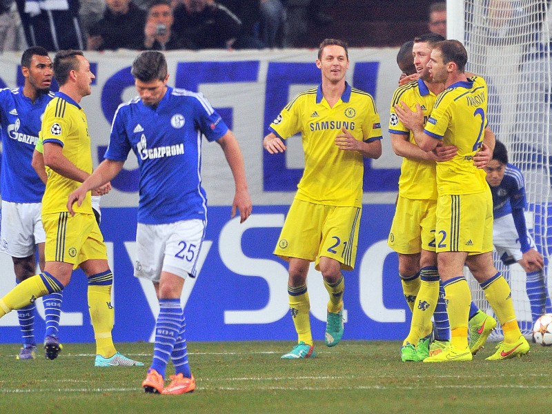 Schalke verliert 0:5 gegen Chelsea.