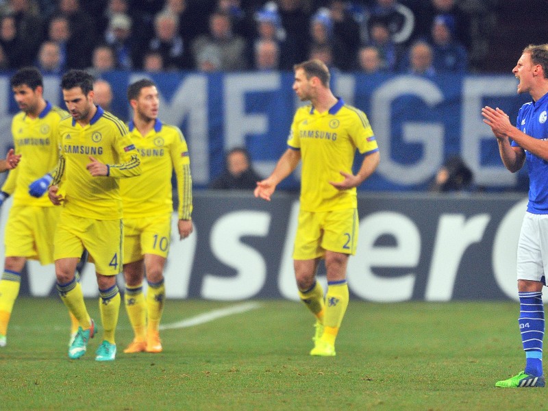 Schalke verliert 0:5 gegen Chelsea.