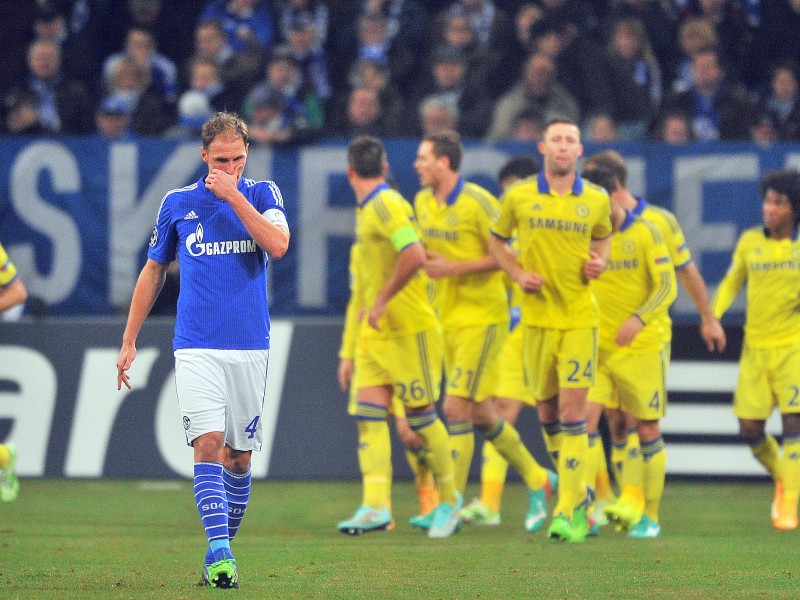 Schalke verliert 0:5 gegen Chelsea.