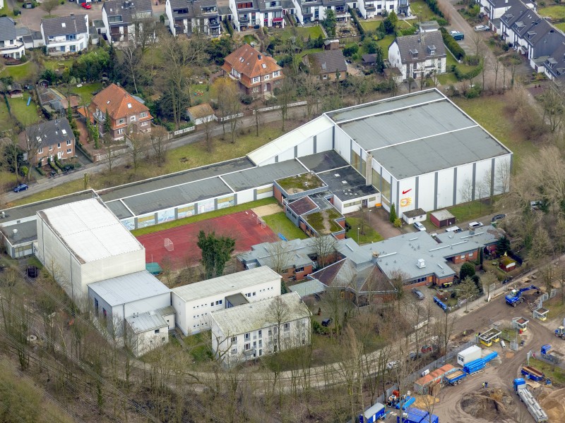 Olympiastützpunkt Hollandstraße Klaus-Steilmann-Halle, Wattenscheid,  Gelsenkirchen, Ruhrgebiet, Nordrhein-Westfalen, Deutschland