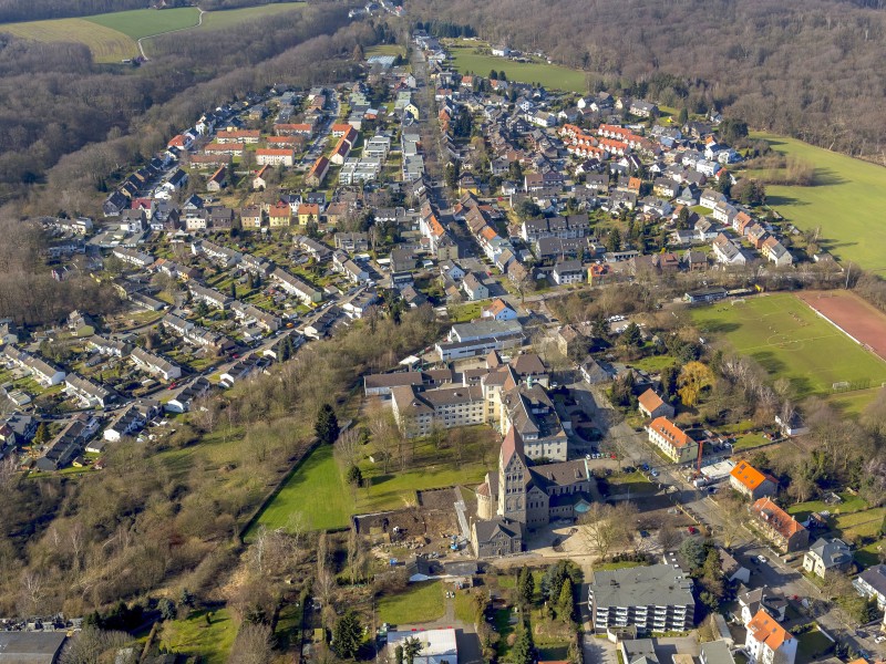 St.Maria-Hilf-Krankenhaus, Bochum-Gerthe, Hiltroper Landwehr,  Bochum, Ruhrgebiet, Nordrhein-Westfalen, Deutschland