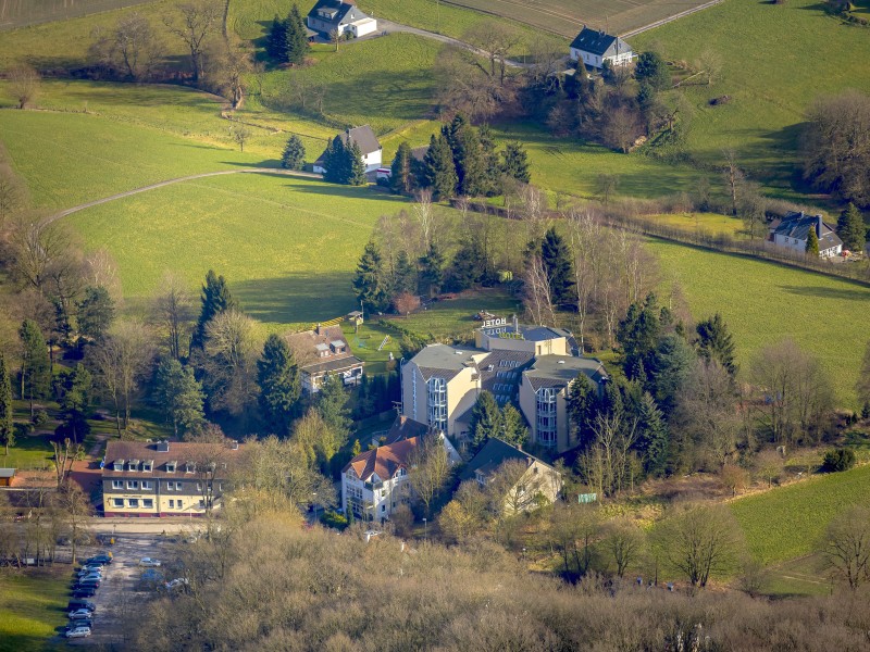 Wald- und Golfhotel Lottental, Nähe Ruhruniversität,  Bochum, Ruhrgebiet, Nordrhein-Westfalen, Deutschland