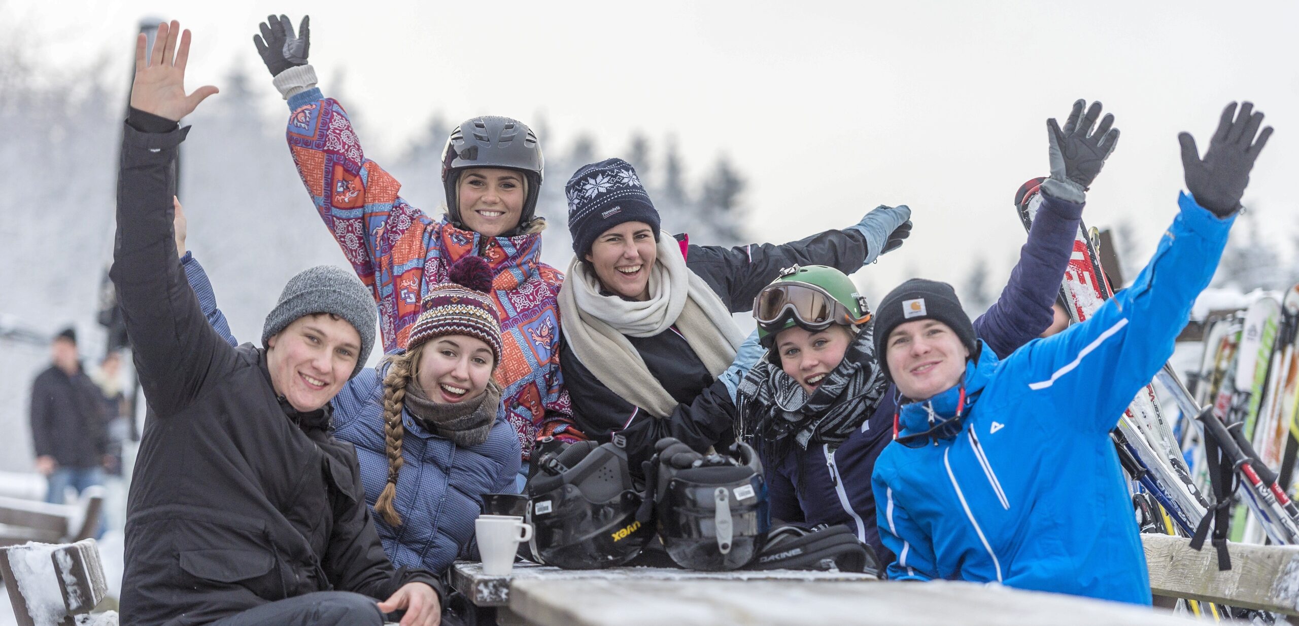 Das erste Winter-Wochenende mit richtig Schnee lockte tausende Skifans in die Berge rund um den Kahlen Asten.