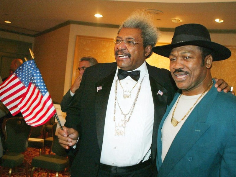 Don King. Für immer verbunden ist der Name Joe Frazier aber mit dem des größten Boxers aller Zeiten...: