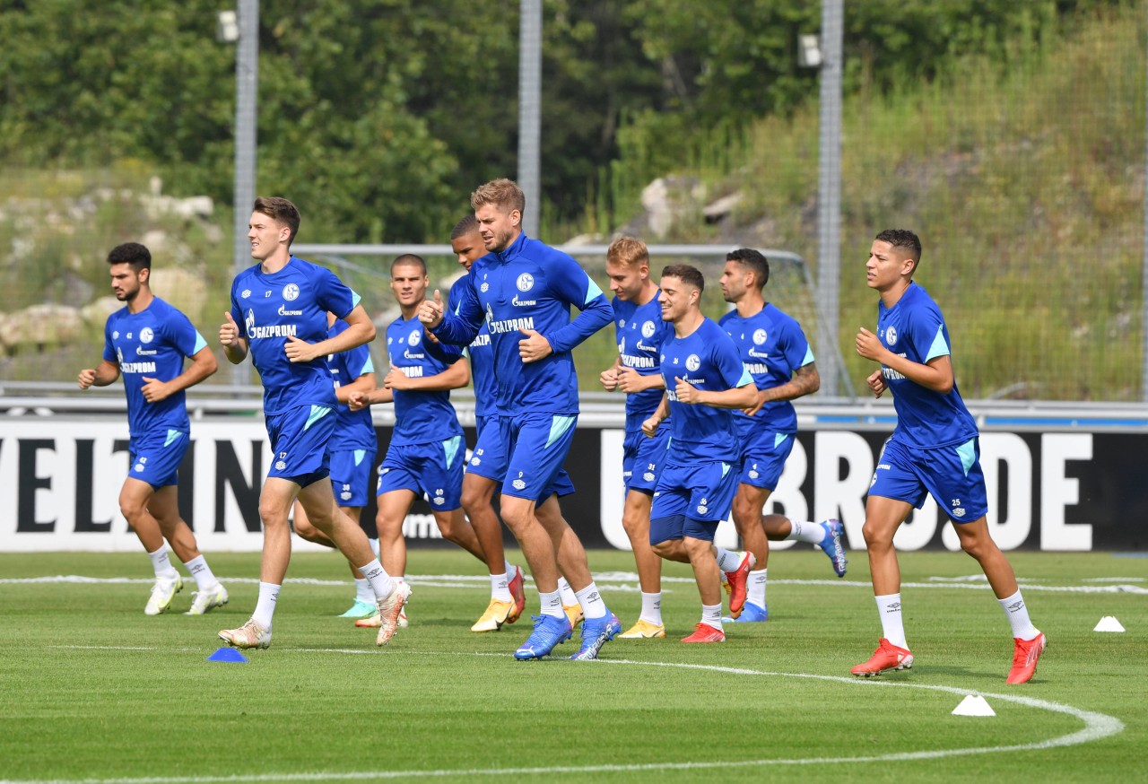 Beim FC Schalke 04 staunten die Fans nicht schlecht, einen Profi auf dem Platz zu entdecken.