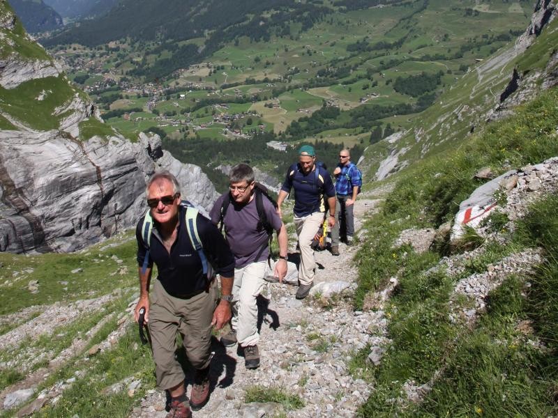 Rund 840 Höhenmeter sind bei der Wanderung zu überwinden.