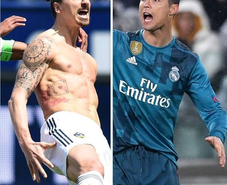 zlatan ibrahimovic cristiano ronaldo tor