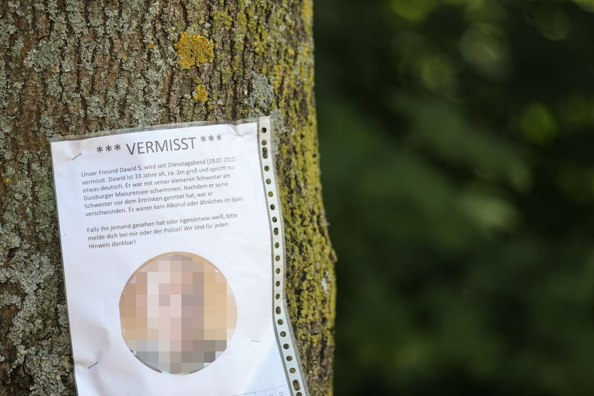 Am Masurensee in Duisburg ist ein 33-Jähriger verschwunden. Seine Angehörigen haben die Hoffnung noch nicht aufgegeben.