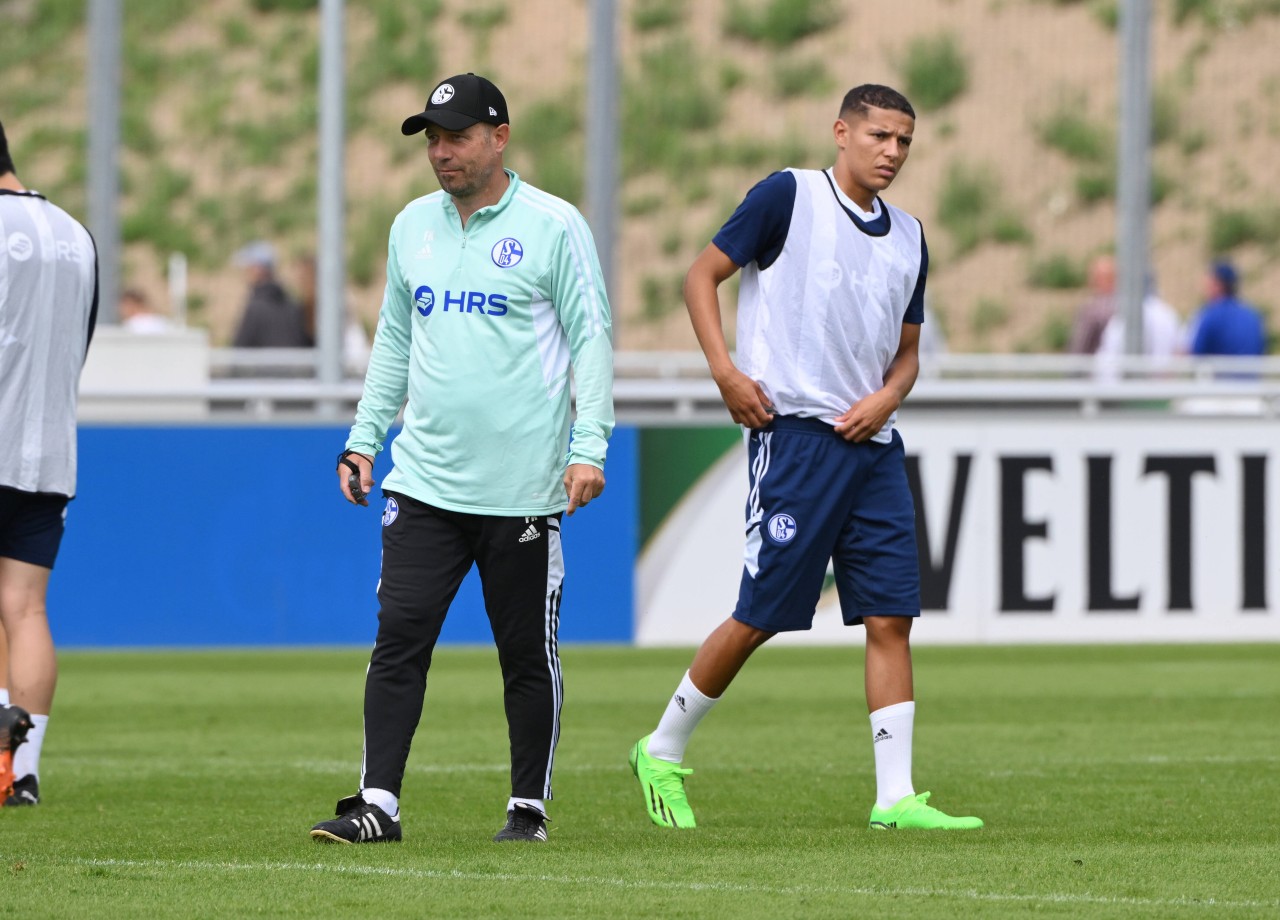 Amine Harit dürfte nicht lange im Training von Frank Kramer bleiben. 