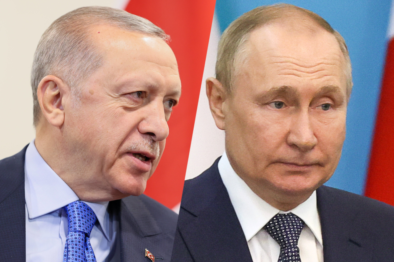 Erdogan und Putin trafen im Iran aufeinander. 