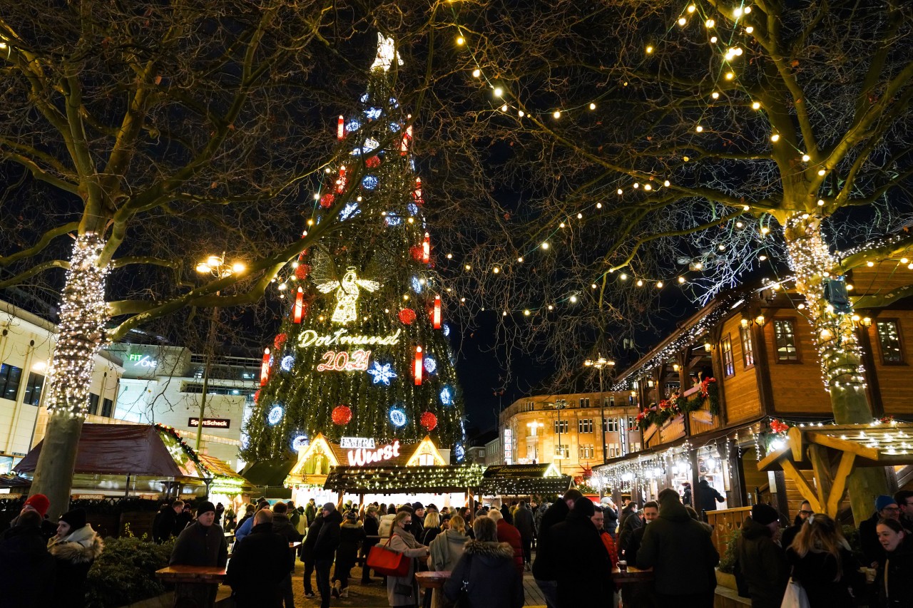 Der Dortmunder Weihnachtsmarkt 2021. 2022 könnte er ganz anders aussehen.