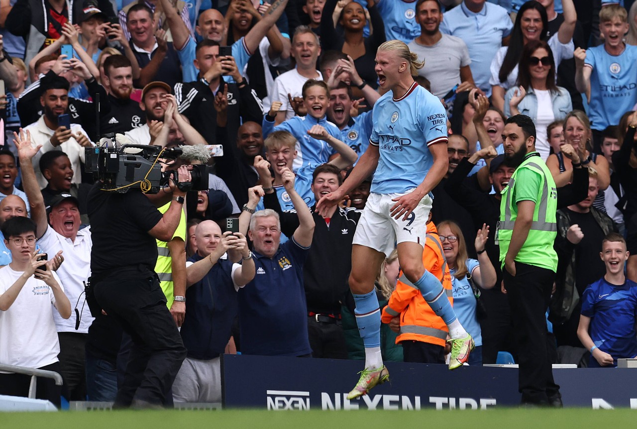 Erling Haaland lässt die City-Fans ausflippen.