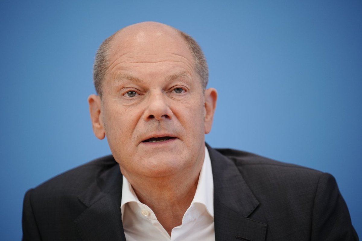 Olaf Scholz Pressekonferenz