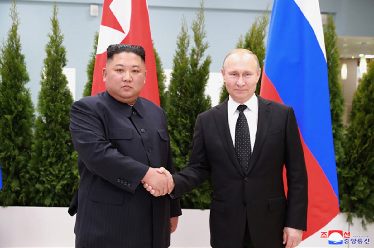 Putin Kim Jong Un Handschlag