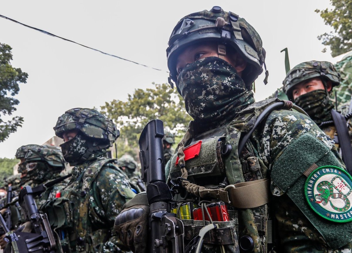 Taiwan China Soldat Armee Militär Grundrechte Angriff