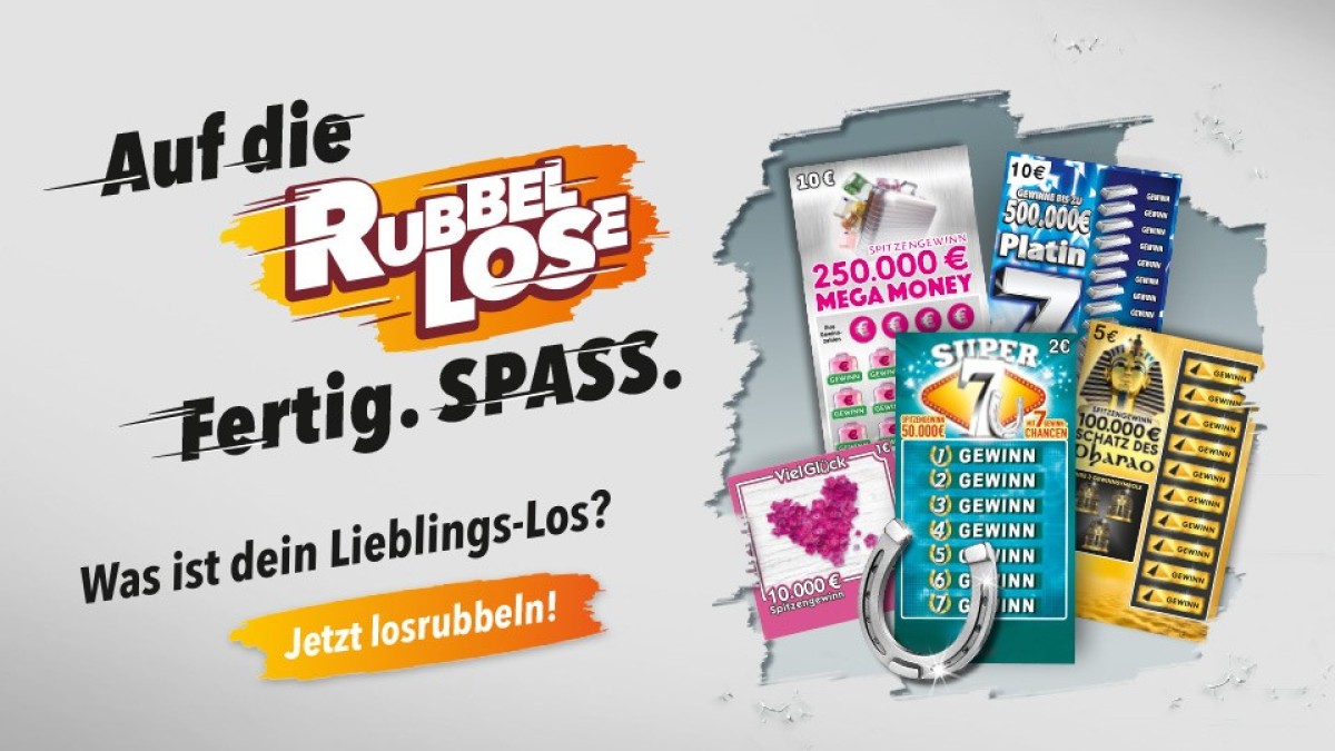 Super 7, Mega Money, Schatz des Pharao und viele mehr: Neun unterschiedliche Rubbellose zwischen einem und zehn Euro gibt es bei WestLotto.