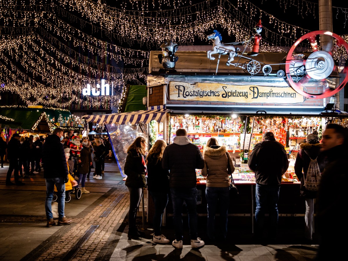 Weihnachtsmarkt-Essen