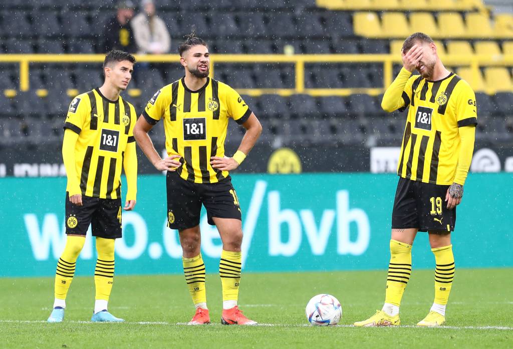 Spieler von Borussia Dortmund II im Signal Iduna Park.