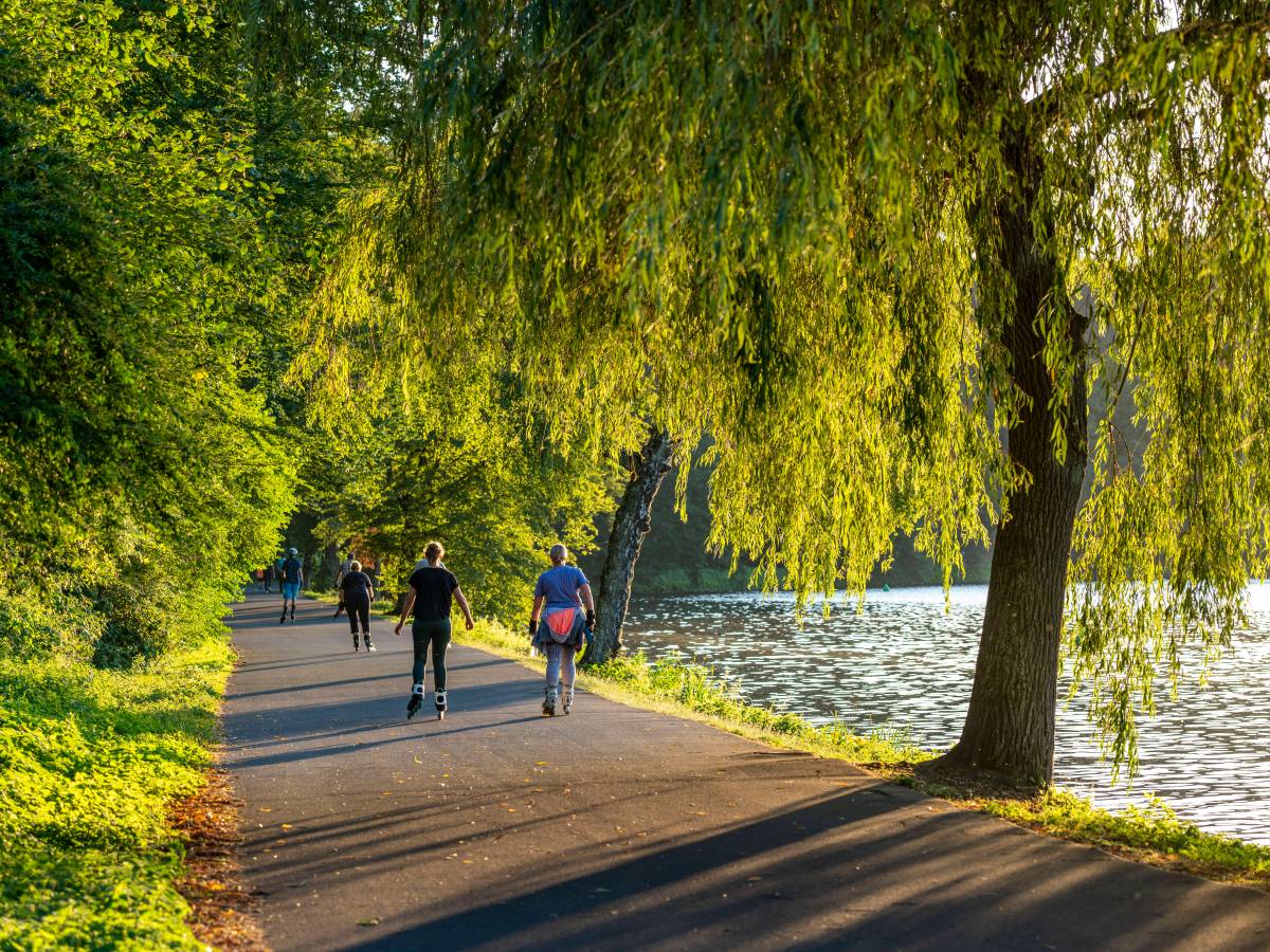 Der Baldeneysee in Essen