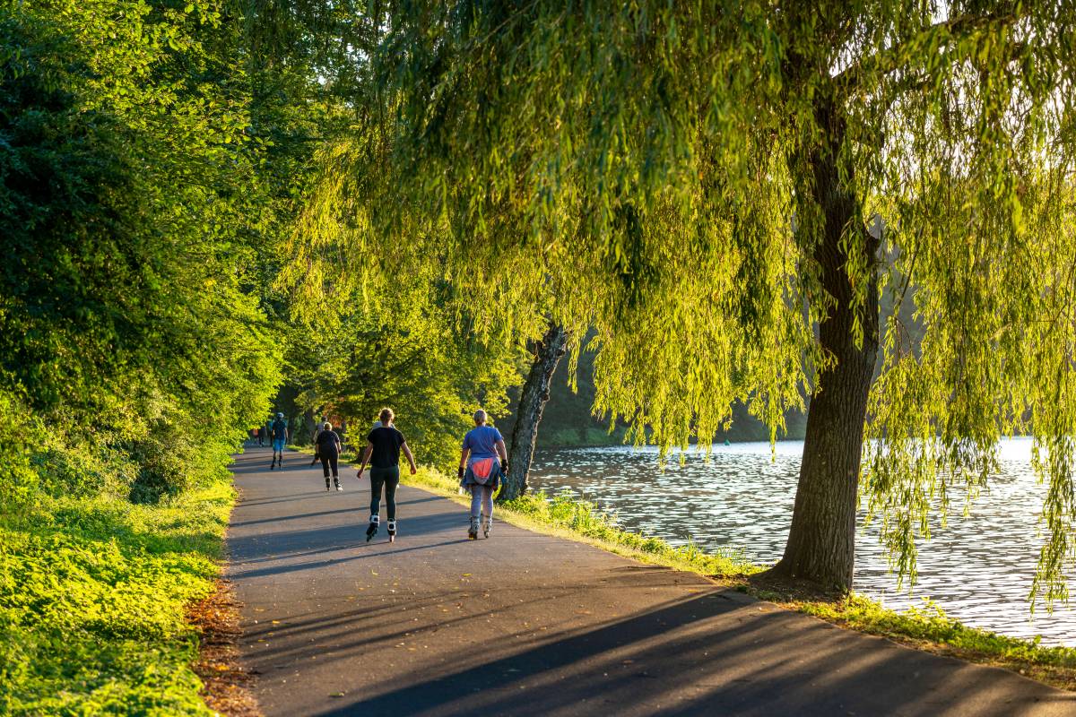 Der Baldeneysee in Essen