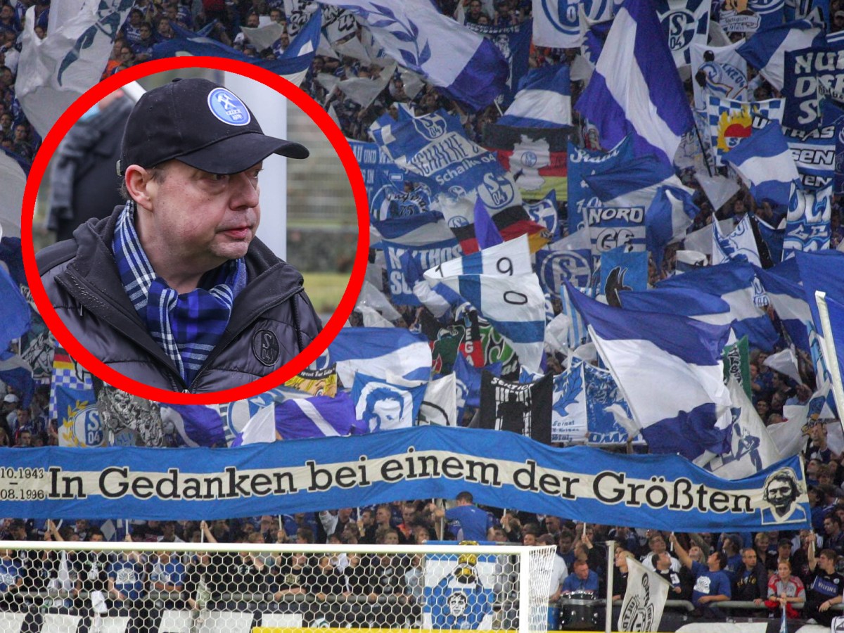 Schalke-Fans feiern Stan Libuda.