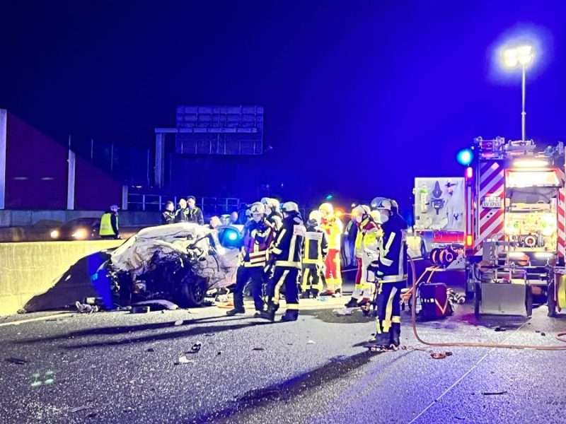 Tödlicher Unfall auf der A40
