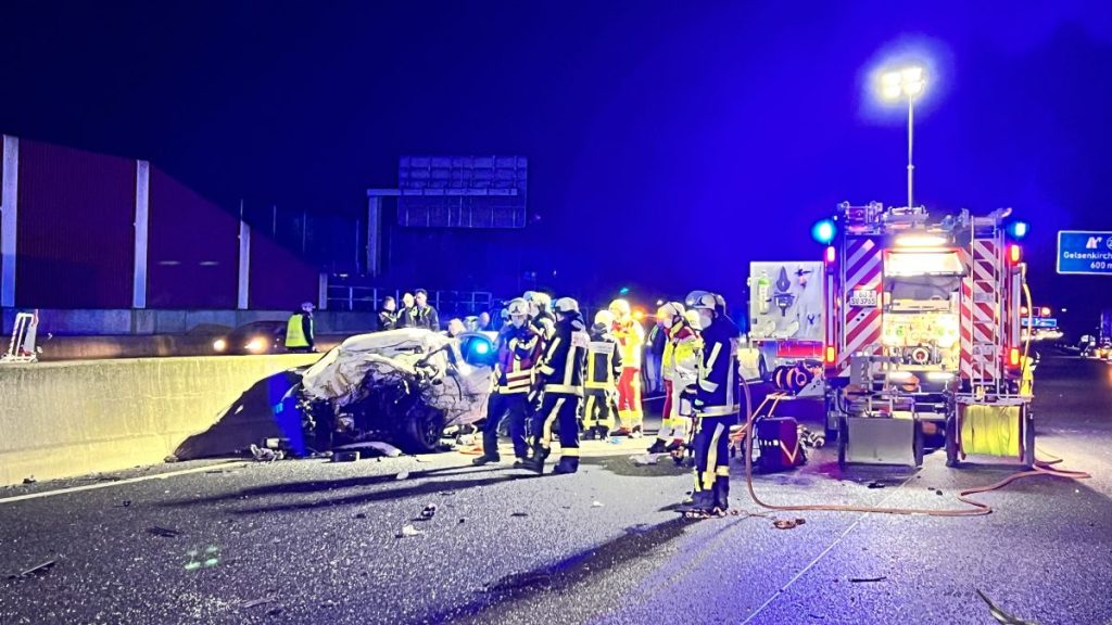 Tödlicher Unfall auf der A40