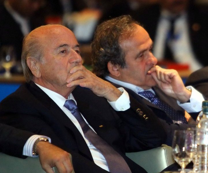 Sepp Blatter Michel Platini