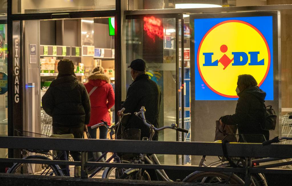 Lidl Eingang Kunden