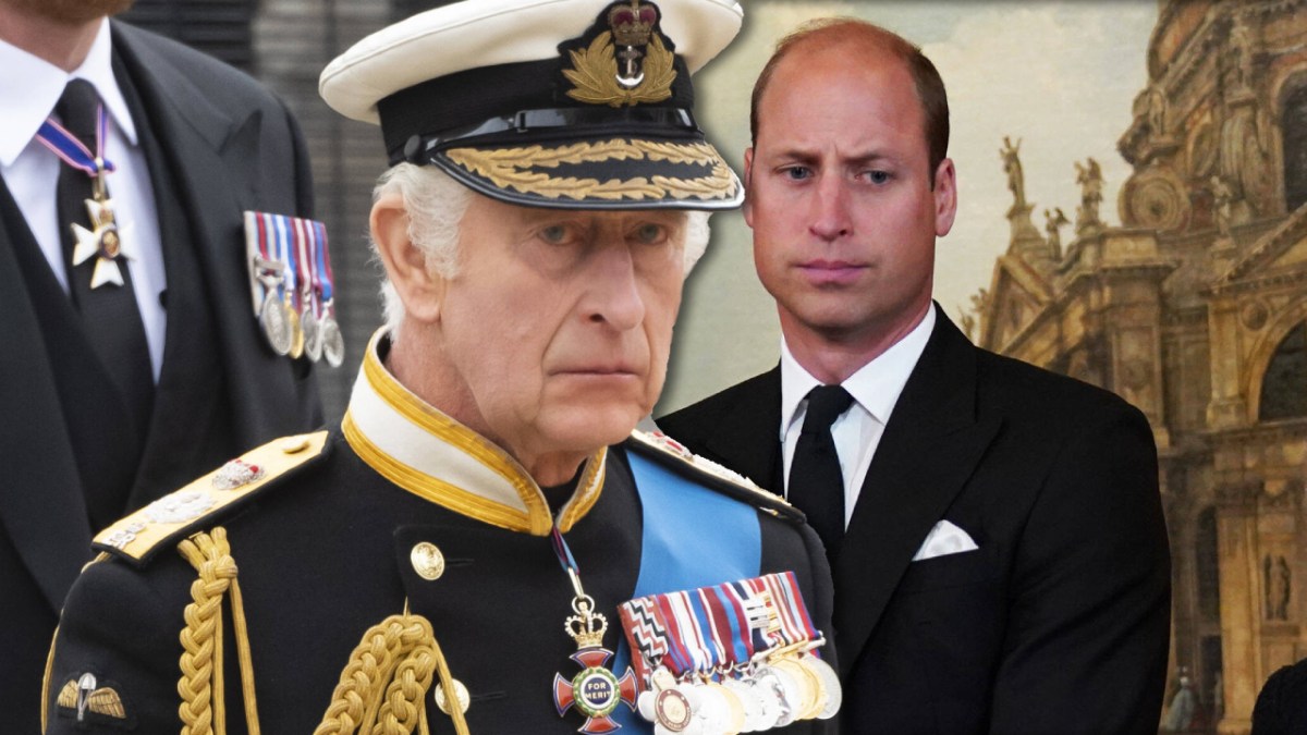 König Charles III. und sein Sohn Prinz William