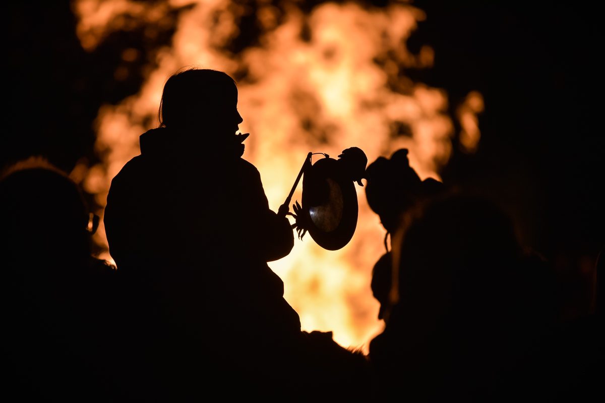 Essen St. Martinsfeuer im Grugapark