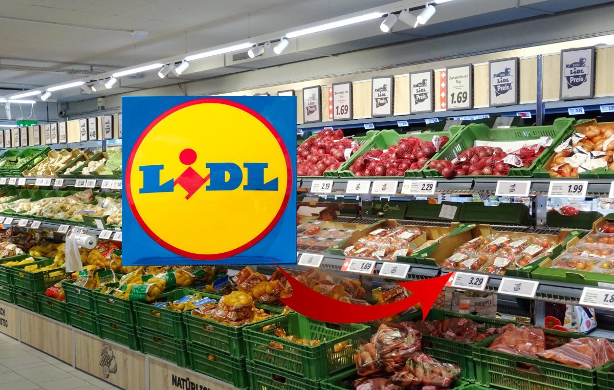 Lidl Gemüseabteilung