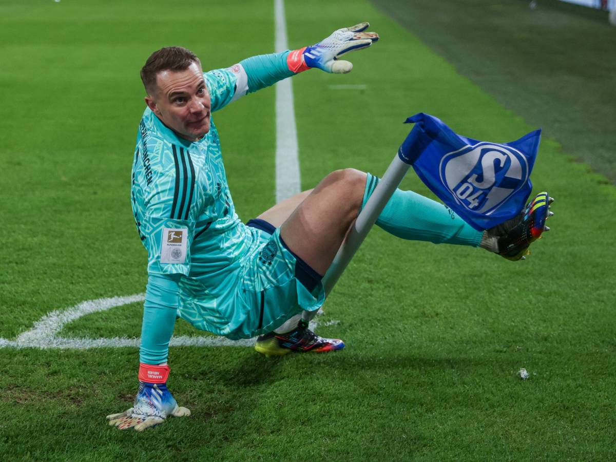 Manuel Neuer bei Schalke - Bayern.