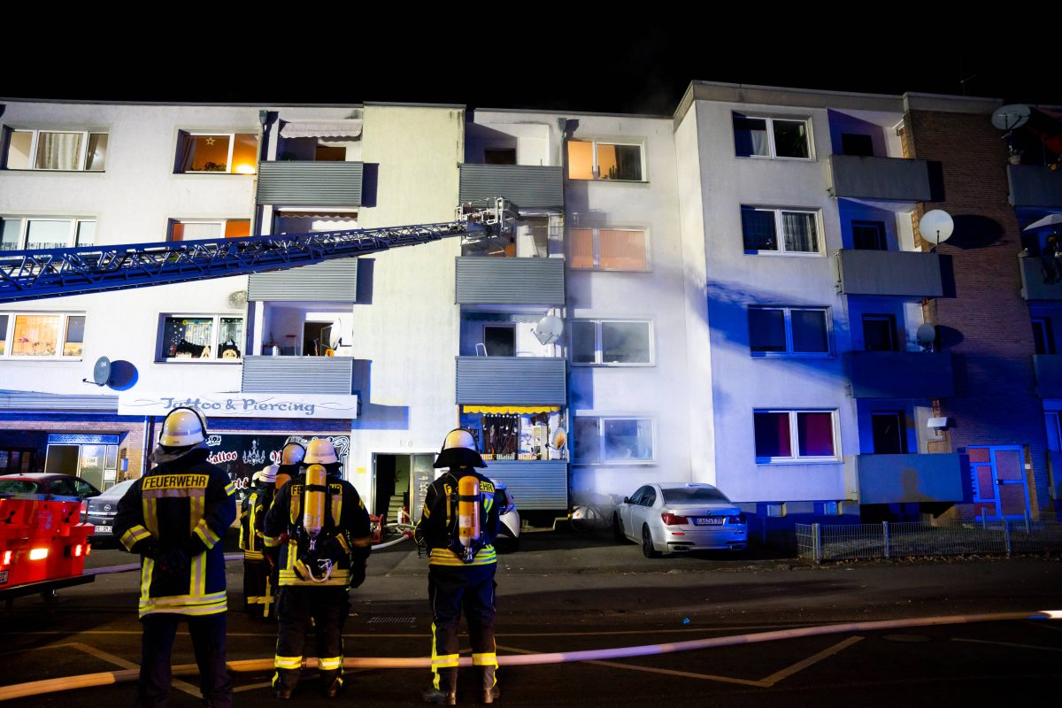 Ruhrgebiet Feuerwehr im Einsatz in Datteln