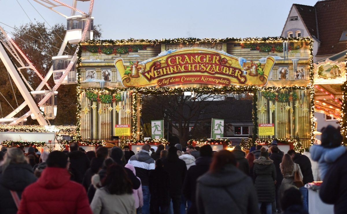 Cranger Weihnachtszauber Eingang