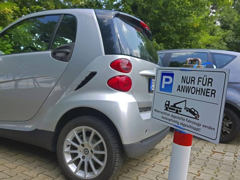 Ruhrgebiet Anwohnerparkplatz Symbolbild