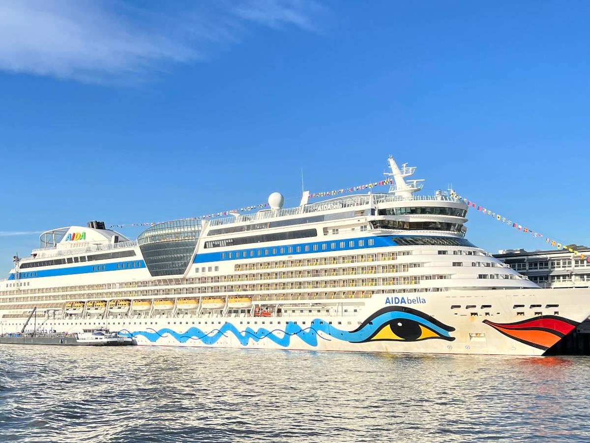 Kreuzfahrt: Ein Schiff der Aida