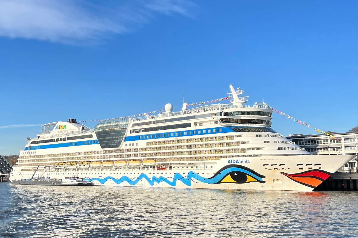 Kreuzfahrt: Ein Schiff der Aida