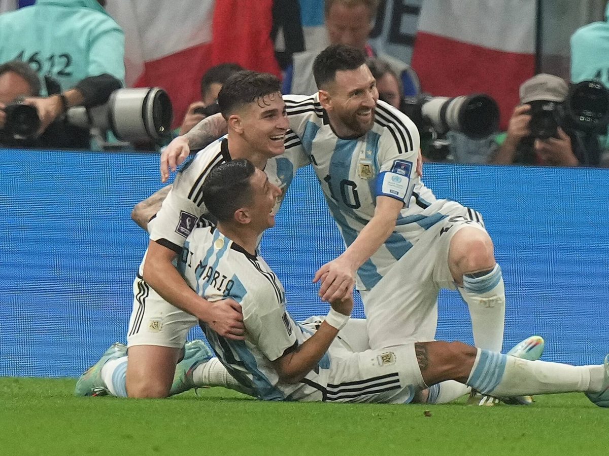 Argentinien - Frankreich: Großer Jubel bei den Argentiniern.