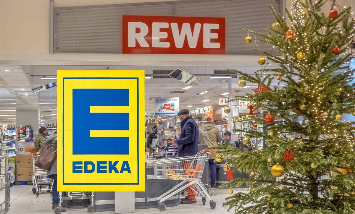 Rewe, Edeka und Co. Weihnachten Symbolbild